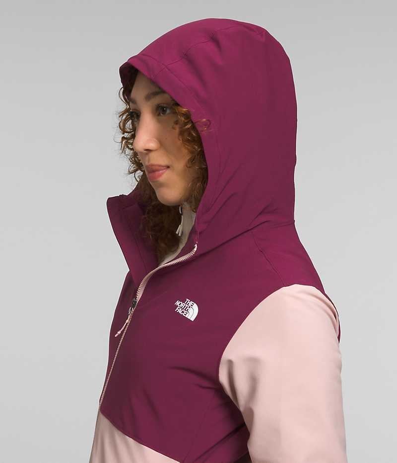 Veste Softshell The North Face Shelbe Raschel Hoodie Femme Rose | PARIS DCNOW