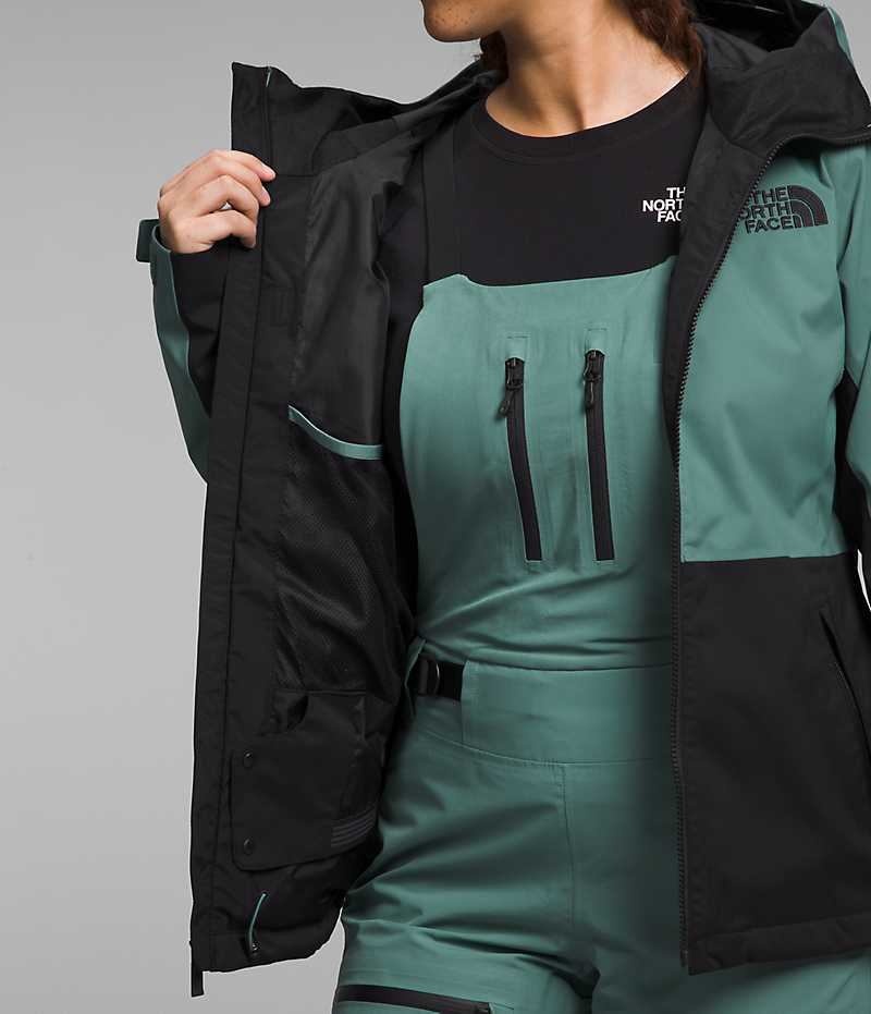 Vestes Isolées The North Face Freedom Stretch Femme Vert Noir | PARIS IZSOW