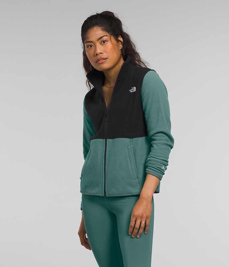 Vestes Polaires The North Face Alpine Polartec® 100 Femme Vert | FR UTYRQ