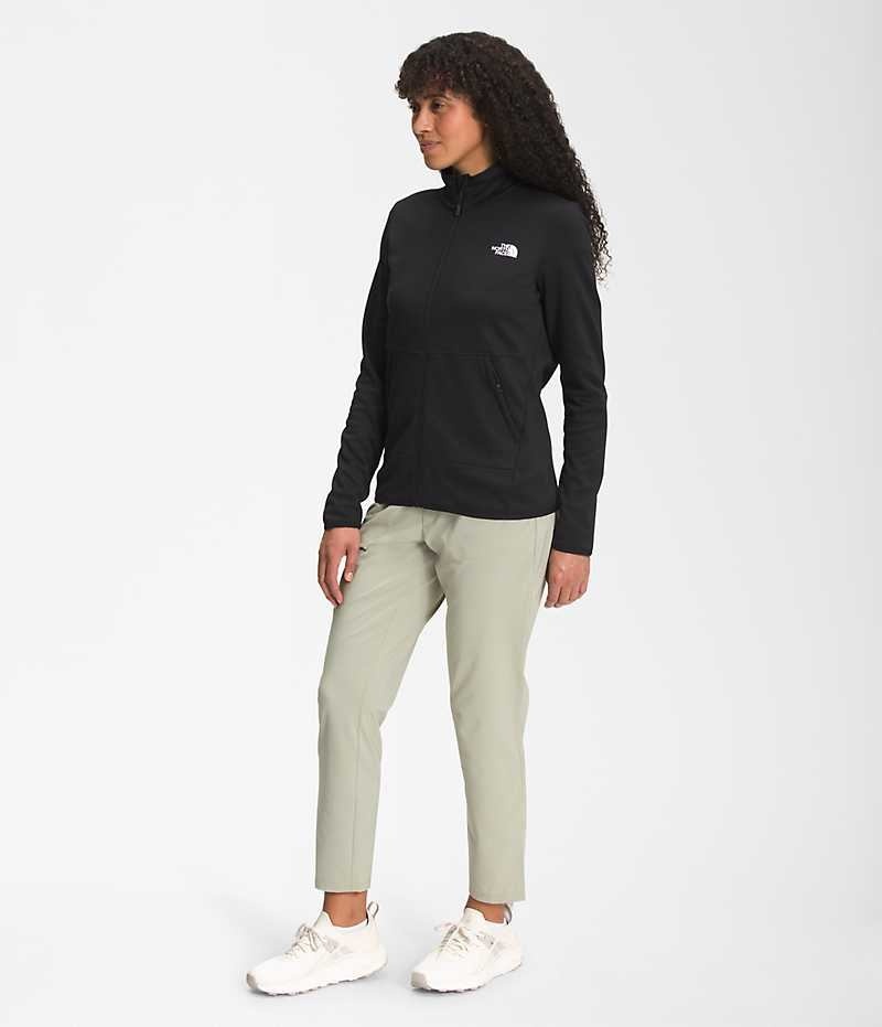 Vestes Polaires The North Face Canyonlands Full-Zip Femme Noir | PARIS XVZJT