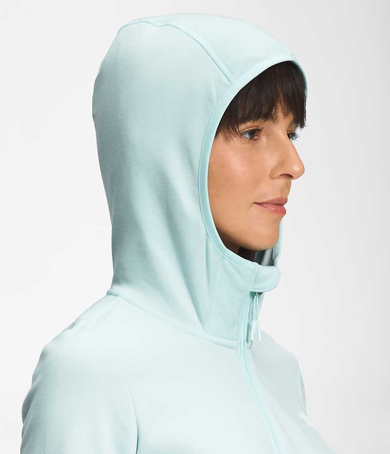 Vestes Polaires The North Face Canyonlands Hoodie Femme Bleu Clair | PARIS IGKER