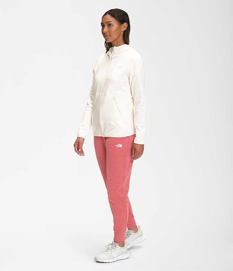 Vestes Polaires The North Face Canyonlands Hoodie Femme Blanche | FR PKNHE