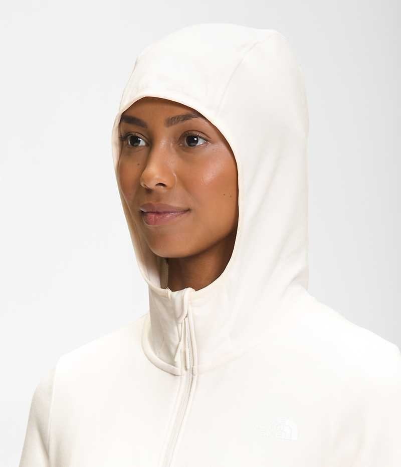 Vestes Polaires The North Face Canyonlands Hoodie Femme Blanche | FR PKNHE