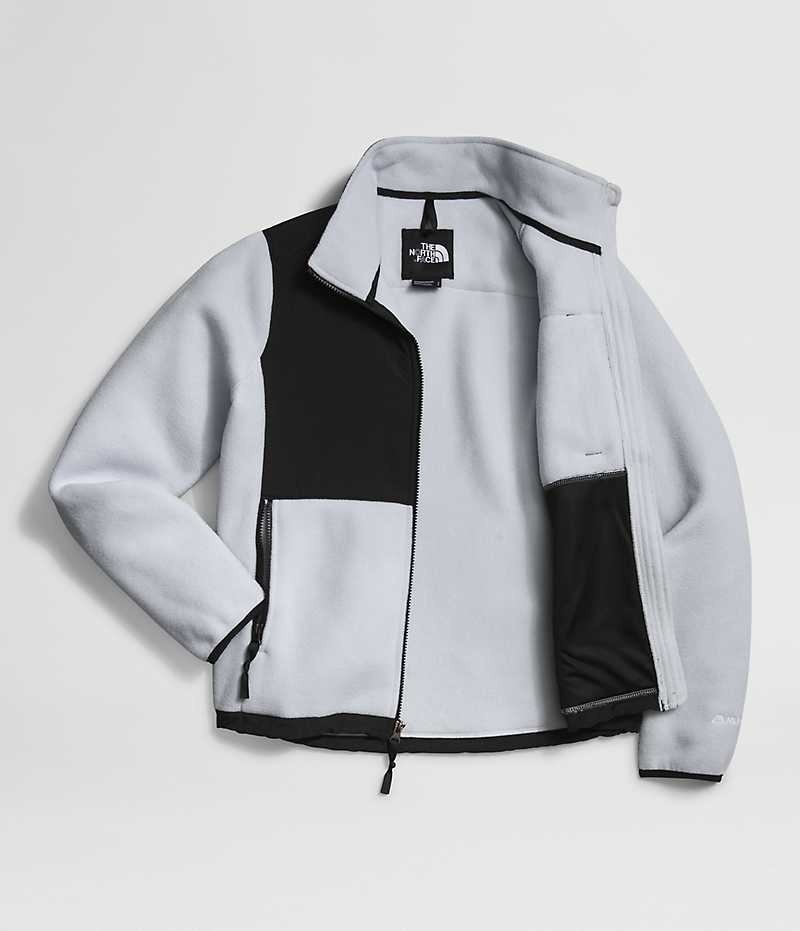 Vestes Polaires The North Face Denali Femme Noir Blanche | FR NADGW