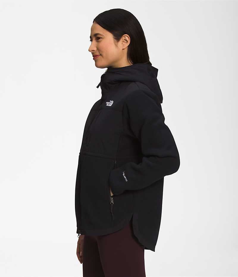 Vestes Polaires The North Face Denali Hoodie Femme Noir | FRANCE GONYF