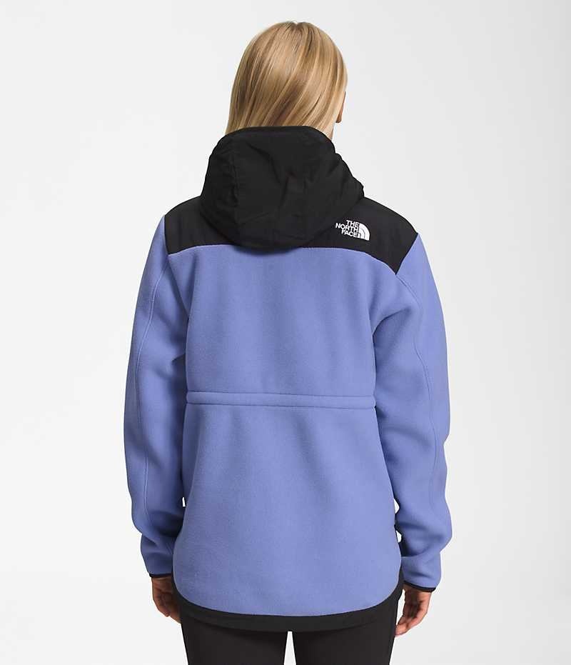 Vestes Polaires The North Face Denali Hoodie Femme Noir Bleu | FR VWSTE