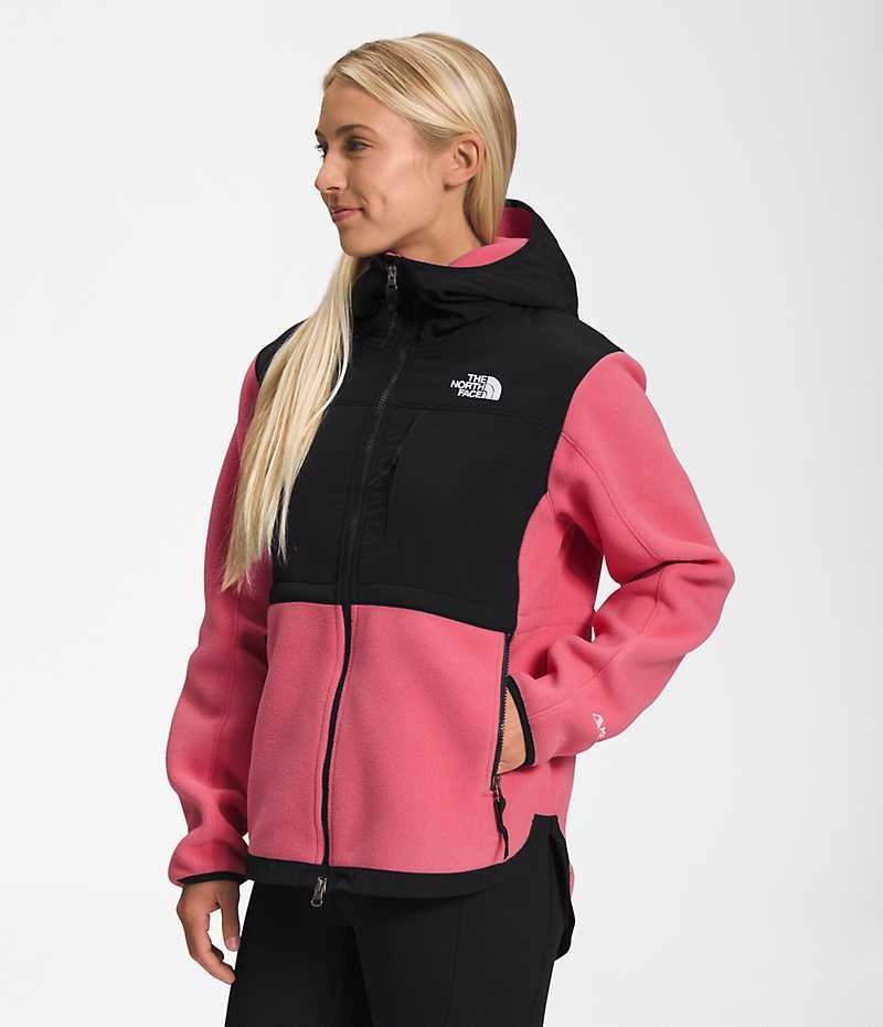 Vestes Polaires The North Face Denali Hoodie Femme Rose | FRANCE CBYZG