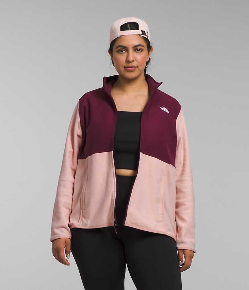 Vestes Polaires The North Face Plus Alpine Polartec® 100 Femme Rose | FR ZHMCU