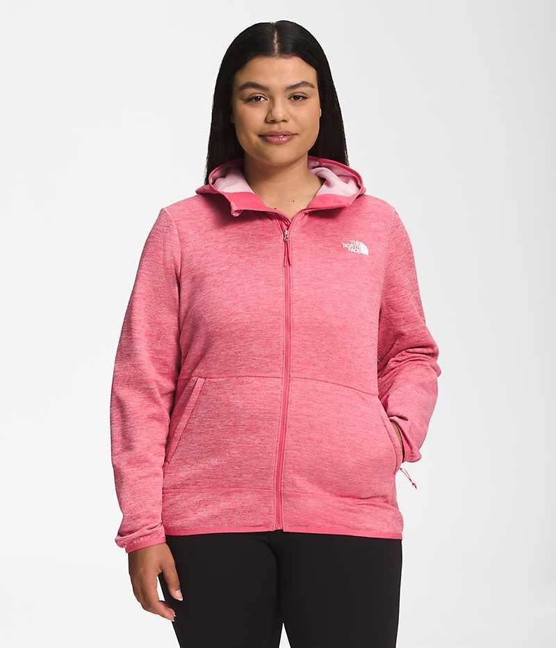 Vestes Polaires The North Face Plus Canyonlands Hoodie Femme Rose | FRANCE USJGV