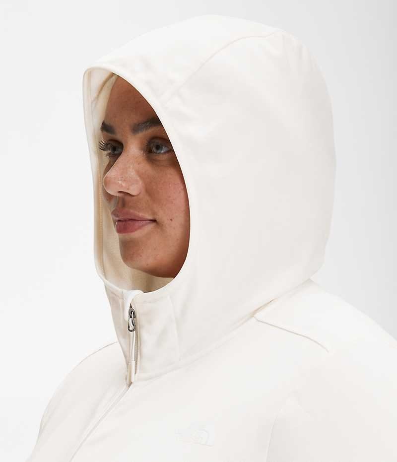 Vestes Polaires The North Face Plus Canyonlands Hoodie Femme Blanche | PARIS XFASB