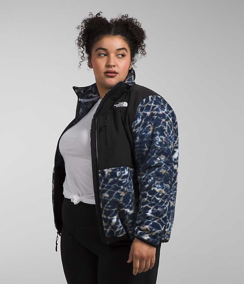 Vestes Polaires The North Face Plus Denali Femme Bleu Marine | PARIS DGPXS