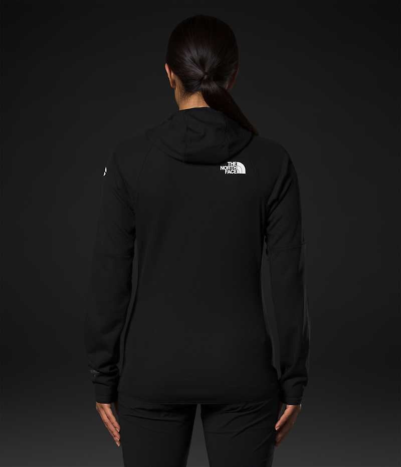 Vestes Polaires The North Face Summit Series FUTUREFLEECE™ Full-Zip Hoodie Femme Noir | FRANCE BYAGM