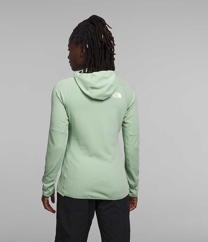 Vestes Polaires The North Face Summit Series FUTUREFLEECE™ Full-Zip Hoodie Femme Menthe | FR TJXND