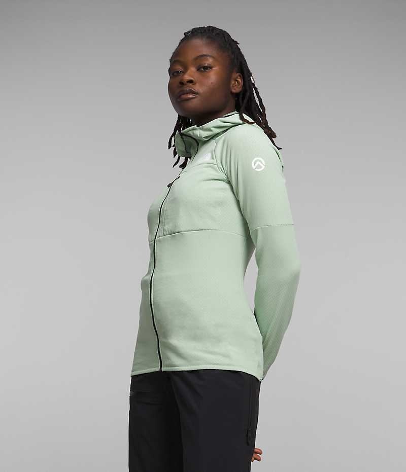 Vestes Polaires The North Face Summit Series FUTUREFLEECE™ Full-Zip Hoodie Femme Menthe | FR TJXND