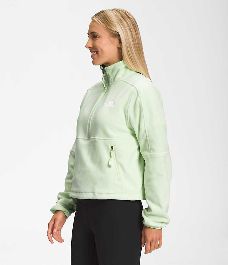 Vestes Polaires The North Face TNF™ Polartec® 100 ¼-Zip Femme Menthe | FRANCE XWPKF