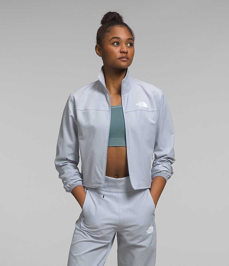 Vestes Polaires The North Face Tekware™ Grid Full-Zip Femme Blanche | FR IDWAE